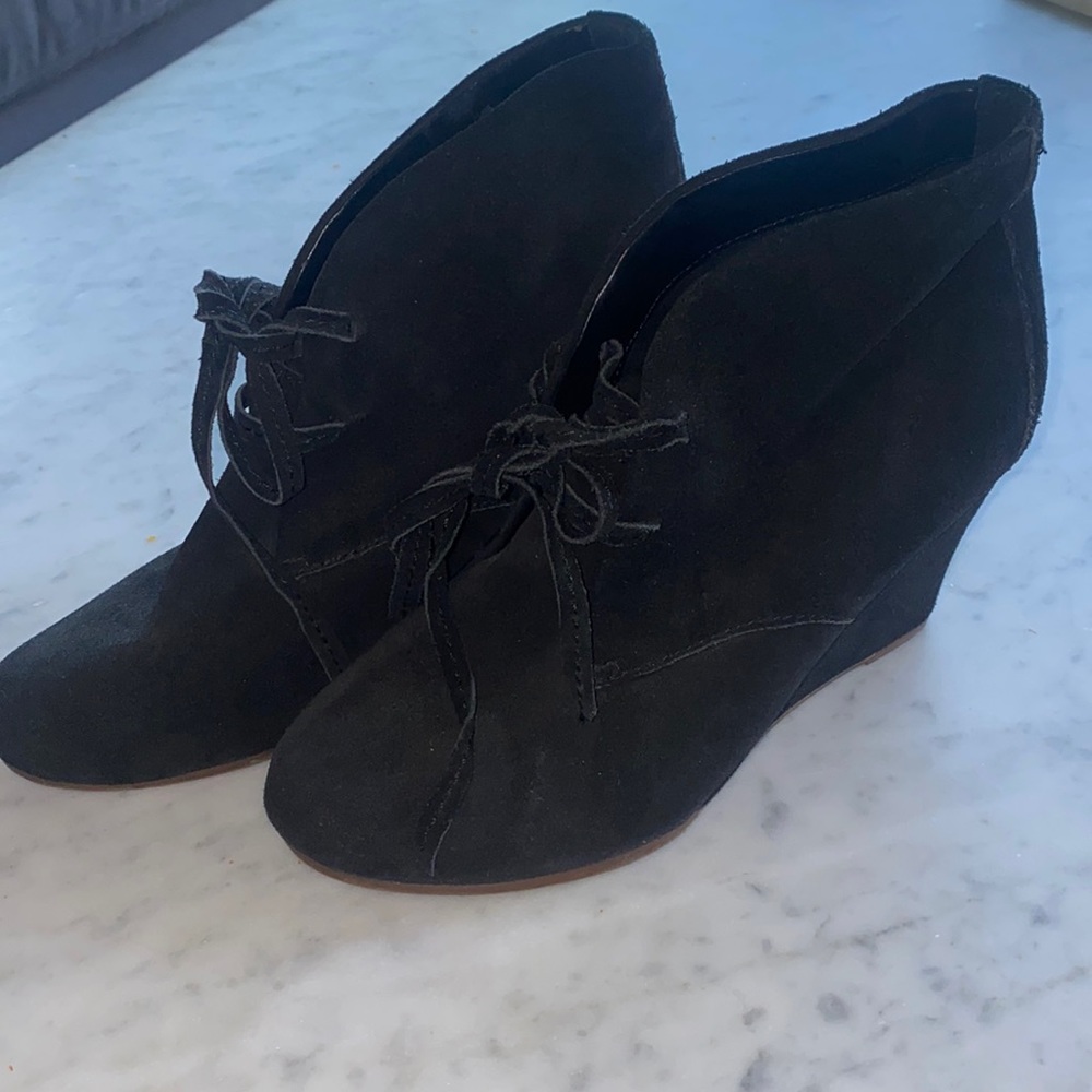Dolce Vita Suede Wedge Booties